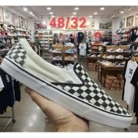 ราคา Vans แท้ รองเท้าผ้าใบแบบสวมมือสอง รองเท้าslip-on 48/32cm สภาพ8/10 (25194916371)