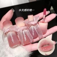 ราคา ลิปกลอส ลิปมัน [9.9/3 ชิ้น] Bowknot Lip Gloss Water Gloss Brightening Toot Lip Mirror ลิปสติก Modifies Lip Skin Tone ลิปกลอส (44861408081)