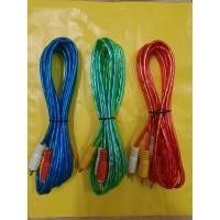 ราคา สายสัญญาณ RCA 6 หัว สาย AV สีใส ยาว 1.5 เมตร (3081685863)