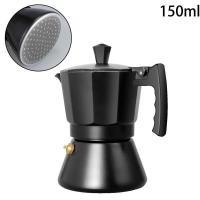 ราคา หม้อต้มกาแฟ 150 ml ใช้กับเตาแม่เหล็กไฟฟ้าได้ เตา induction ผลิตจากอลูมิเนียมอย่างดี (มือสอง) Mokapot 3 cup (25536637366)