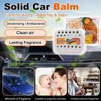 ราคา Car Balm Solid Balm บาล์มกําจัดกลิ่น Aromatherapy Deodorizing Air Freshening Solid Balm (50564330145)