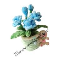 ราคา กระเช้าดอกไม้ดอกมะลิวันแม่จากลวดกำมะหยี่ (40851990885)