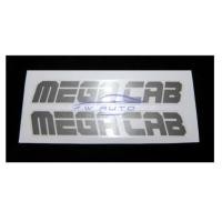 ราคา 2ชิ้น MEGA CAB สติ๊กเกอร์ สีเทา ติดตกแต่ง รถกระบะ มิตซูบิชิ สตราด้า เมก้าแคป MITSUBISHI STRADA STICKER (12766007296)