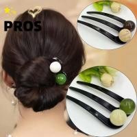ราคา PROS กิ๊บติดผมรูปตัว U, เครื่องประดับผมสามฟันลูกปัด, ยางรัดผมส้อมพลาสติกวินเทจที่ทนทาน (49960738619)