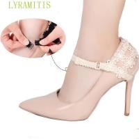 ราคา LYRAMITIS รองเท้าส้นสูงกันลื่นแฟชั่นผู้หญิง Elegant I คู่รองเท้าส้นสูงลูกไม้ตกแต่งรองเท้า (54765264391)