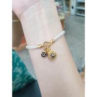 ราคา สร้อยข้อมือนะโมถุงทอง ตัวเรือนเงินแท้ชุบทอง5ไมครอน (41230373688)
