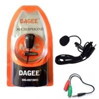 ราคา DAGEE ไมค์หนีบปกเสื้อ MIC รุ่น DG-001 สีดำ (2564694845)