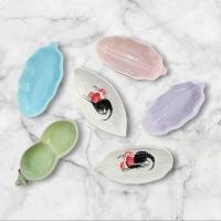 ราคา ถ้วยน้ำจิ้มใบตอง ถ้วยน้ำจิ้มลายไก่ ถ้วยน้ำจิ้มรูปถั่ว (24669748513)