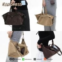 ราคา [ พร้อมส่ง ] กระเป๋า Jandress Gallini Velvet Tote Bag (2Color) (40612112602)
