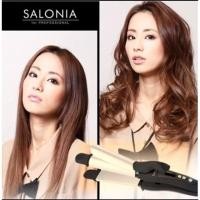 ราคา สินค้าเข้าใหม่จัดส่งฟรี พร้อมส่งมีใบเสร็จ1,390฿ของแท้%นำเข้าจากญี่ปุ่น SALONIA 2WAY STRAIGHT&CURL IRON (1817781748)