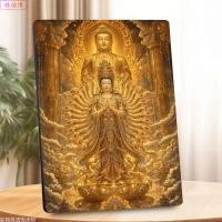 ราคา 2026 สไตล์ใหม่พันมือเจ้าแม่กวนอิมพระโพธิสัตว์รูปปั้นสไตล์จีนเซนบูชาสก์ท็อปกรอบรูปตกแต่งตกแต่งบ้านพันธบัตร20260715 (51114018543)
