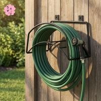 ราคา Heavy Duty โลหะสวนท่อ Wall Mount Rack Rust Proof Outdoor Storage (40082515922)