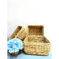 ราคา ถาดผักตบชวาเหลี่ยม** (27253790068)