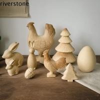 ราคา แม่น้ํา รูปปั้นกระต่ายไม้, แกะสลักมือวาด Unpainted ตุ๊กตาสัตว์, Creative Vintage Rooster สัตว์น่ารักไข่เดสก์ท็อปเครื่องประดับตกแต่งบ้าน (55606367228)