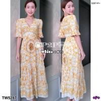 ราคา เดรสยาว ลาย d&g (1249712896)