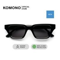 ราคา KOMONO Brooklyn Black แว่นตากันแดด ทรงคลาสสิก สีดำกระ กันรังสี UV400 วัสดุคุณภาพ (18791000731)