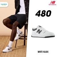 ราคา New Balance รองเท้าผ้าใบ รองเท้าลำลอง NB ND UX 480 White-Black BB480LBK (3200) (21487561638)