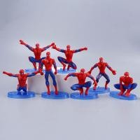 ราคา 7 ชิ้น/เซ็ต Superheroes The Avengers Spider Man SpiderMan Action Figure ของเล่น (43570695284)