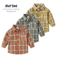 ราคา วาปี้ปี้ เสื้อเชิ้ตลายตารางเด็กผู้ชายเสื้อเชิ้ตแขนยาวเด็กผู้ชายสไตล์เกาหลีรุ่นใหม่ 2026 (45361672316)