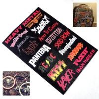 ราคา 68FC BQML ไวนิล Heavy โลหะ Metallic Band โลโก้ Decal Rock เพลงสติกเกอร์กระเป๋าเดินทางรถตกแต่งแล็ปท็อป (49013823764)