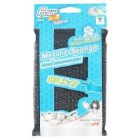 ราคา [สินค้าส่งด่วน] โพลีไบรท์ ฝอยสเตนเลสหุ้มฟองน้ำ POLY BRITE METALIC SPONGE (46812073537)