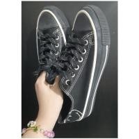 ราคา Hitam Preloved - Rubi size 37 รองเท้าผ้าใบผูกเชือกสีดํา (29530468061)
