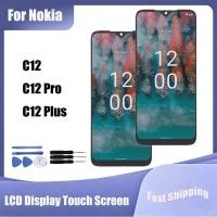 ราคา สําหรับ Nokia C12 Nokia C12 Pro Nokia C12 Plus จอแสดงผล LCD หน้าจอสัมผัสเปลี่ยน (42024274111)