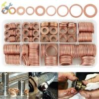 ราคา 400pcs M5-M14 ทองแดงเครื ่ องซักผ ้ า 9 ขนาด O แหวนปะเก ็ นทองแดงชุดแบนทองแดงซีลแหวนฮาร ์ ดแวร ์ SHOPTKC3924 (29151859181)
