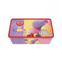 ราคา [สินค้าส่งด่วน]วอลล์3IN1กล่องทริปเปิลฟรุ๊ตใหม่ 425ก. (46715513824)
