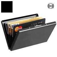 ราคา Bluelans สแตนเลสธุรกิจ ID ผู้ถือบัตรเครดิต RFID Blocking Protector กล่อง (41833425428)