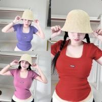 ราคา เสื้อยืดเข้ารูปคอเหลี่ยม ผ้ารองยืดเข้ารูป (42153557344)