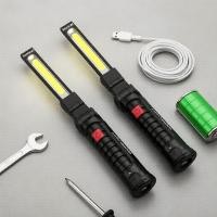 ราคา ไฟฉายแบบชาร์จไฟได้ COB LED: ไฟฉาย USB พร้อมขอเกี่ยวแม่เหล็กสําหรับการตั้งแคมป์ (57765969274)