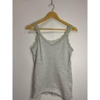 ราคา เสื้อกล้ามสายลูกไม้ผ้าร่องสีเทา Uniqlo ไซส์ XL (24643088527)