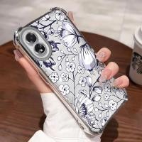 ราคา HPเคสโทรศัพท์สําหรับOPPO A18 A38 A2xกรณีดอกไม้พีชหมึกภาพวาดShock-Proof CesingถุงลมนิรภัยKesing AntiสีเหลืองซิลิโคนSoftcase (49161240915)