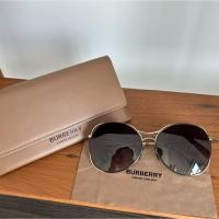 ราคา Burberry รุ่น BE3094 Round Metal Sunglasses (สีทอง) มือสอง (50914028098)