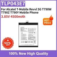 ราคา ความจุสูง 3.85V 4500mAh TLP043E7 แบตเตอรี่ 100% ใหม่สําหรับ Alcatel T-Mobile Revvl 5G T790W T790Z T790Y โทรศัพท์มือถือ (49164689439)