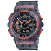 ราคา นาฬิกา G-SHOCK รุ่น GA-110LS-1ADR สีดำส้ม กรอบสายดำใสขุ่น CMG (15134016215)