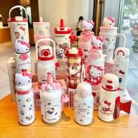 ราคา แก้วชินจัง 7 11 แก้วกระติกน้ําร้อน สเตนเลส แก้วชินจัง Kuromi ใหม่ Sanrio Hello Kitty เด็กกระติกน้ําร้อนถ้วยหญิงฟางนักเรียนชั้นประถมศึกษาโรงเรียนเฉพาะน้ํา (53314295368)