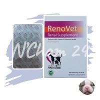 ราคา Renovet บรรจุ 100 เม็ด (exp.09/2027) อาหารเสริมบำรุงไตของน้องหมาและแมว (8915192924)