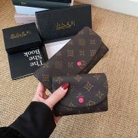 ราคา แฟชั่นLuxury Multi-Card Slot High-End Feelกระเป๋าสตางค์ผู้หญิงสไตล์ใหม่All-Matchแบบพกพาขนาดใหญ่-Cap (56664980574)