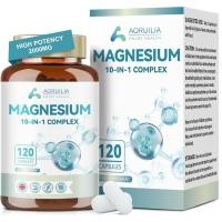ราคา Magnesium Complex 2000mg 10 in 1 - Magnesium Glycinate, Citrate, Malate, Oxide & More, ให้แมกนีเซียมธาตุ 400 มก. สําหรับการนอนหลับ, Energy & Muscle Support - Vegan 12 (50514854154)