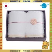 ราคา 【DIRECT FROM JAPAN】Imabari Towel Face Towel Gift Set 100% Cotton Made in Japan sara-la “en” 2-Piece Set White FT2 (56003663423)
