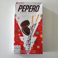 ราคา Lotte pepero white chocolate flavour cream cookie 32g.บิสกิตแท่งเคลือบไวท์ช็อกโกแลต ขนมขบเคี้ยว (10873010836)