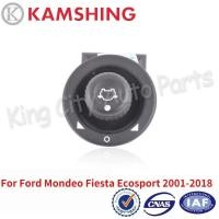 ราคา CAPQX 1PCS สําหรับ Ford Mondeo Fiesta Ecosport 2001-2018 กระจกมองหลังปรับสวิทช์ด้านข้างกระจกพับสวิทช์ Knobauto ชิ้นส่วนตกแต่งรถ (54114573001)