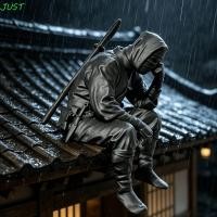 ราคา JUST Ninja ตุ๊กตา, รูปปั้นซามูไรตกแต่งพิมพ์ลาย 3 มิติ, ประติมากรรมนักรบที่นั่งสไตล์ญี่ปุ่นตลกสุดเท่ เดสก์ท็อป (54415406035)