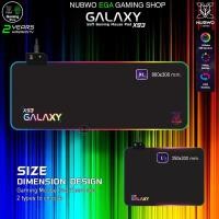 ราคา GAMING NUBWO X93 MOUSE PAD แผ่นรองเม้าส์ มีไฟ RGB 14 โหมด MOUSE PAD GAMING GALAXY Soft ปรับสีไฟ พับได้ แผ่นรองเมาส์ 93 (16795581664)