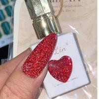 ราคา Ah Lin สีเจลแยกขวด สีเจลแฟลชแดง กากเพฃรทอง หิมะ เขียว เล็บ (55203680913)