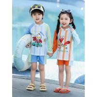 ราคา ชุดว่ายน้ําเด็ก Ultraman Boys Split ชุดว่ายน้ําครีมกันแดด Quick-Drying Beach Vacation Nick ชุดว่ายน้ําเด็กผู้หญิง (56363437251)