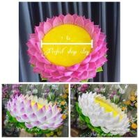 ราคา ฐานบัวรององค์พระ องค์เทพ 7 นิ้ว มี 3 สี สีชมพู สีขาวอมชมพู และสีขาวล้วน (11530904384)