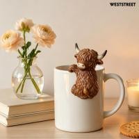 ราคา Weststreet น่ารัก Highland Cow Monitor ตกแต่ง, พื้นวัวฟาร์มขนาดเล็ก, อุปกรณ์เสริมโต๊ะสัตว์เรซินสําหรับจอคอมพิวเตอร์, กระจกมองหลังรถยนต์, กระถางต้นไม้, ทีวี (47161544313)